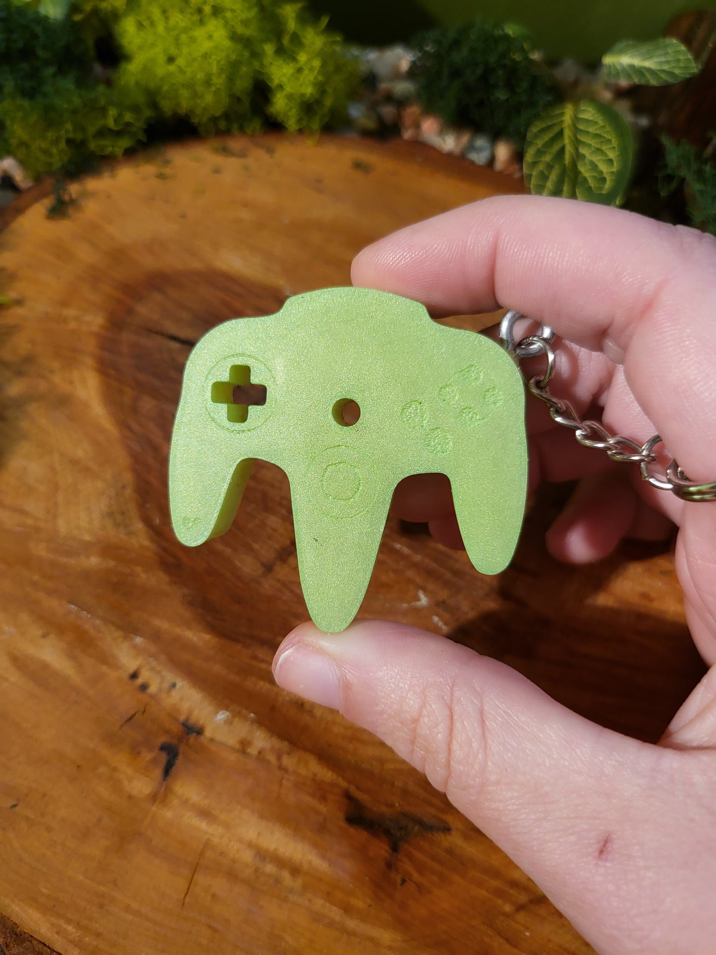 N64 Controller Keychain