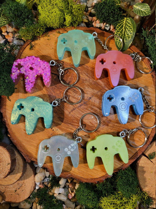 N64 Controller Keychain