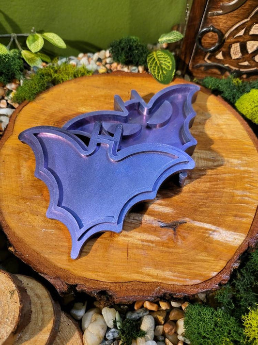 Purple and Black Bat Eyelash Compact