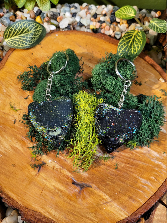 Ouija Planchette -Galaxy Black Moth