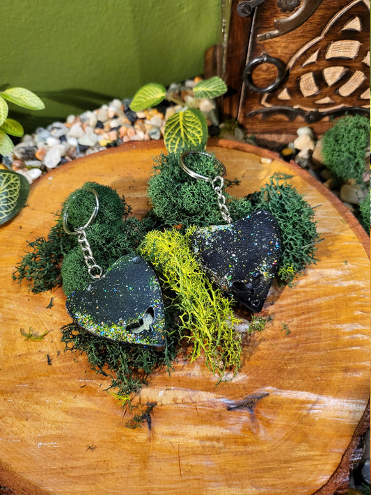 Ouija Planchette -Galaxy Black Moth