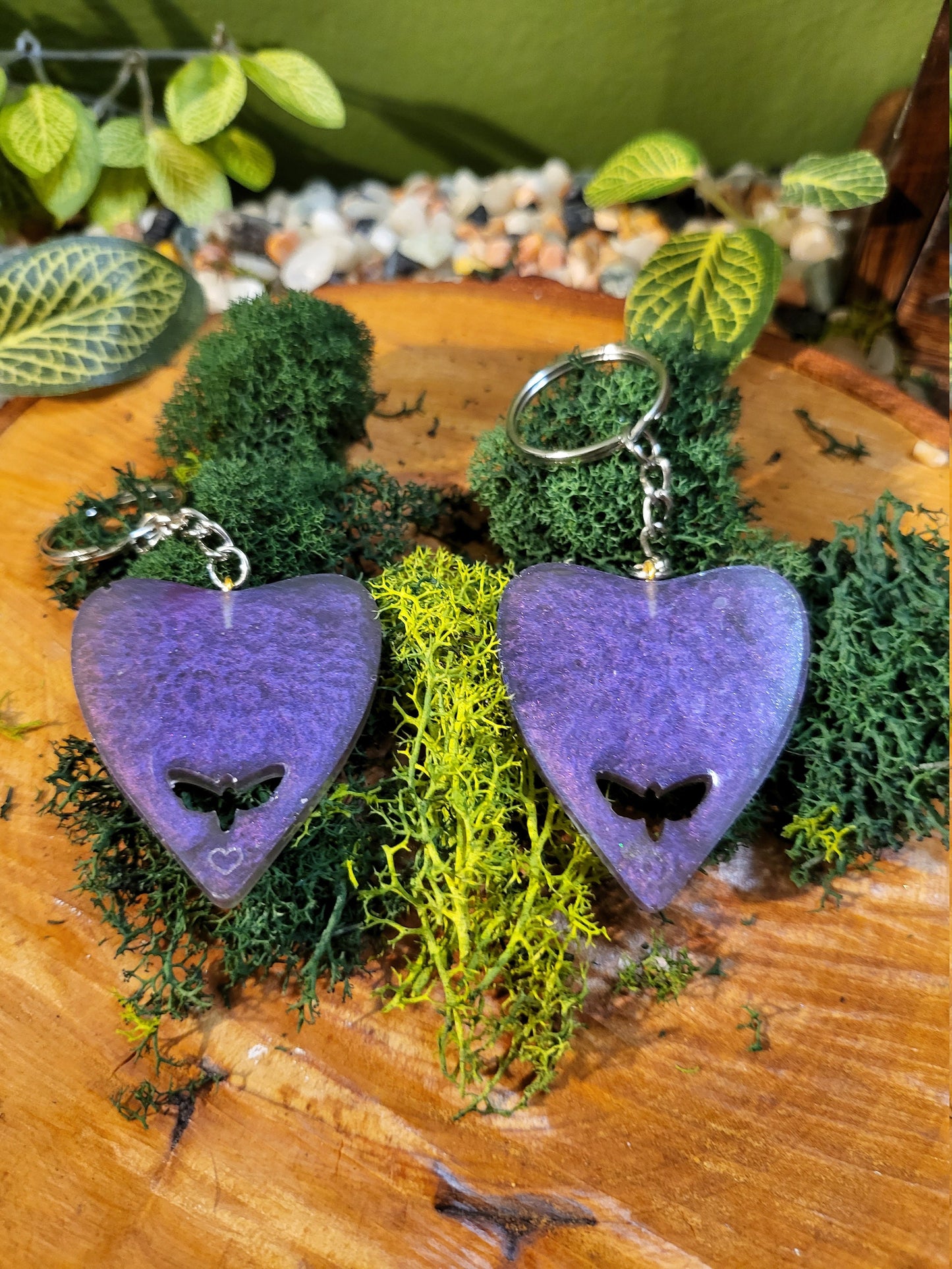 Ouija Planchette -Purple Hollow Moth