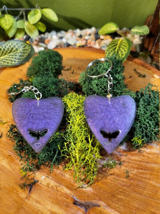 Ouija Planchette -Purple Hollow Moth