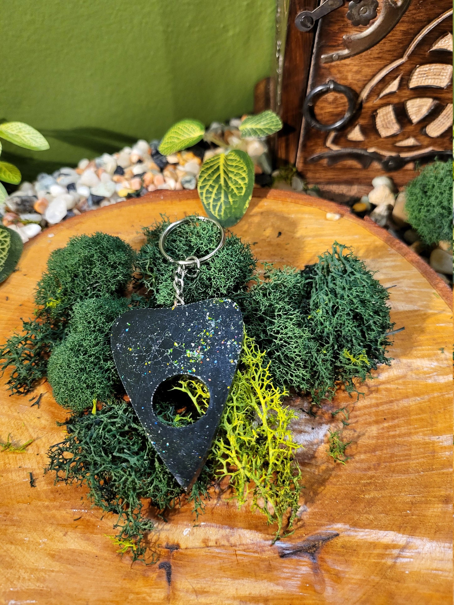 Ouija Planchette - Galaxy Black