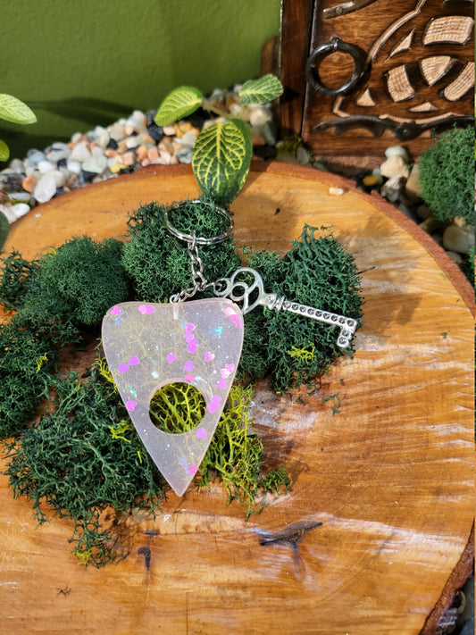 Valentines Special Ouija Planchette - Plain with Key