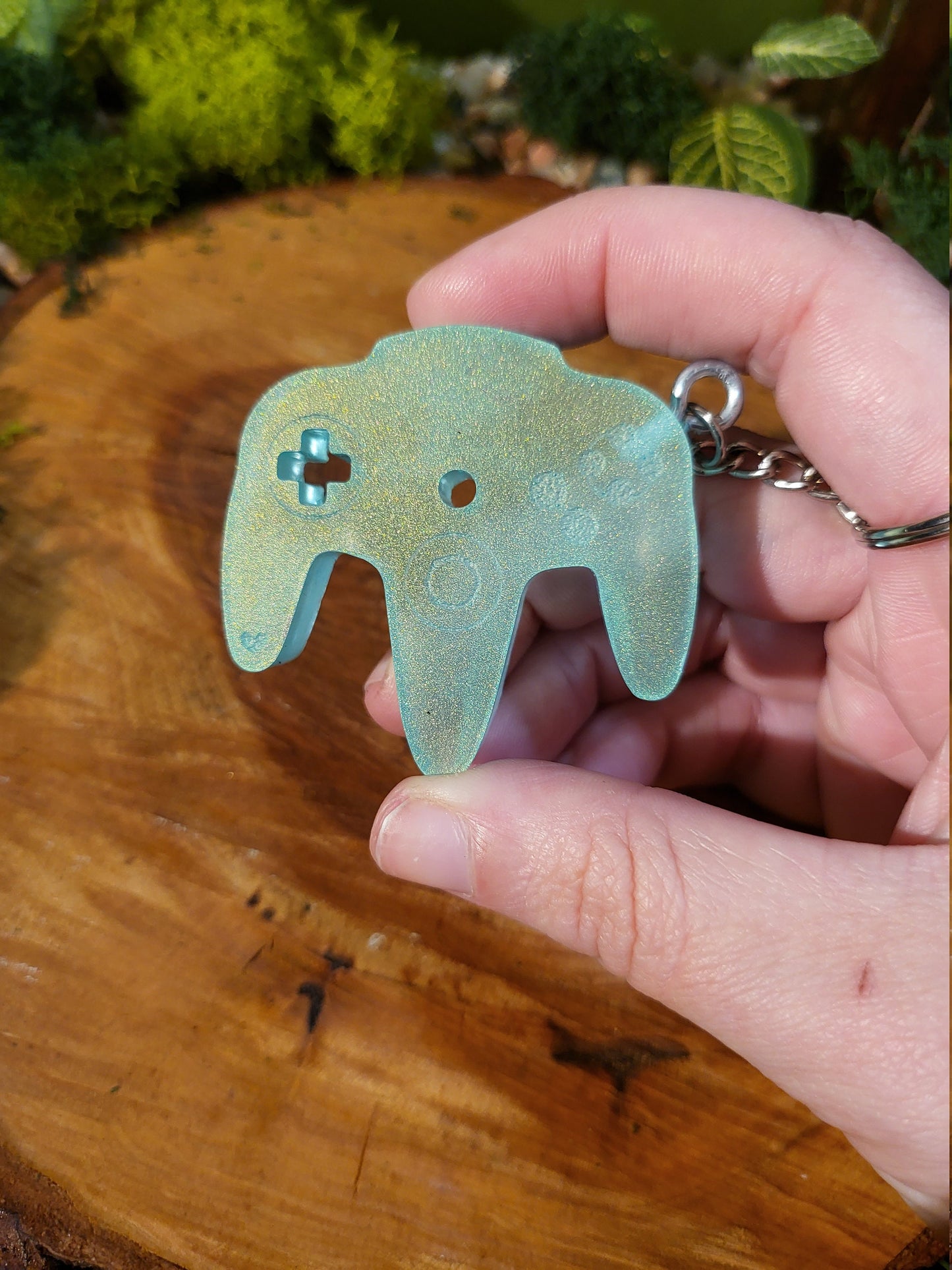 N64 Controller Keychain