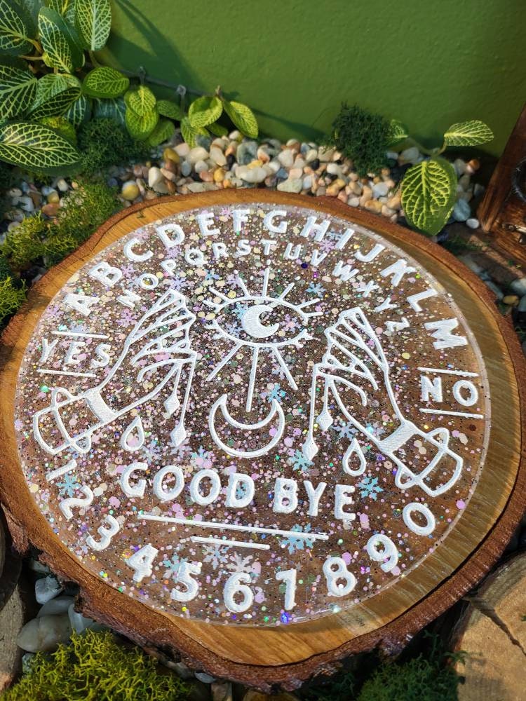Winter Snowflake Circle Ouija Board