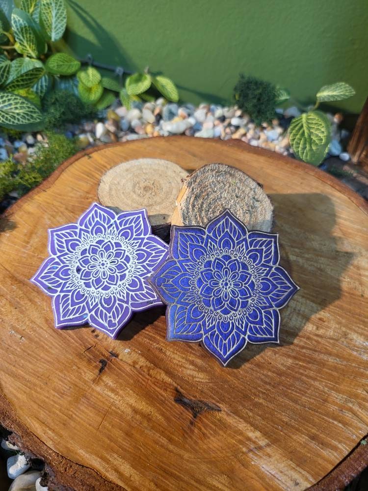Mandala Etched Magnet