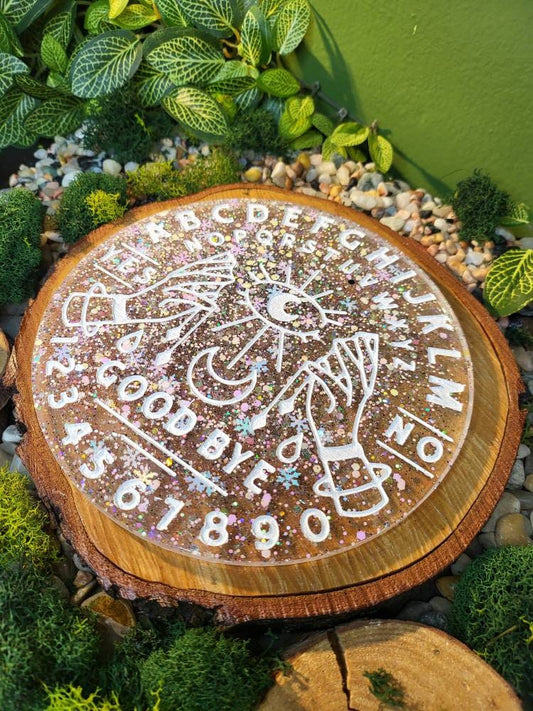 Winter Snowflake Circle Ouija Board