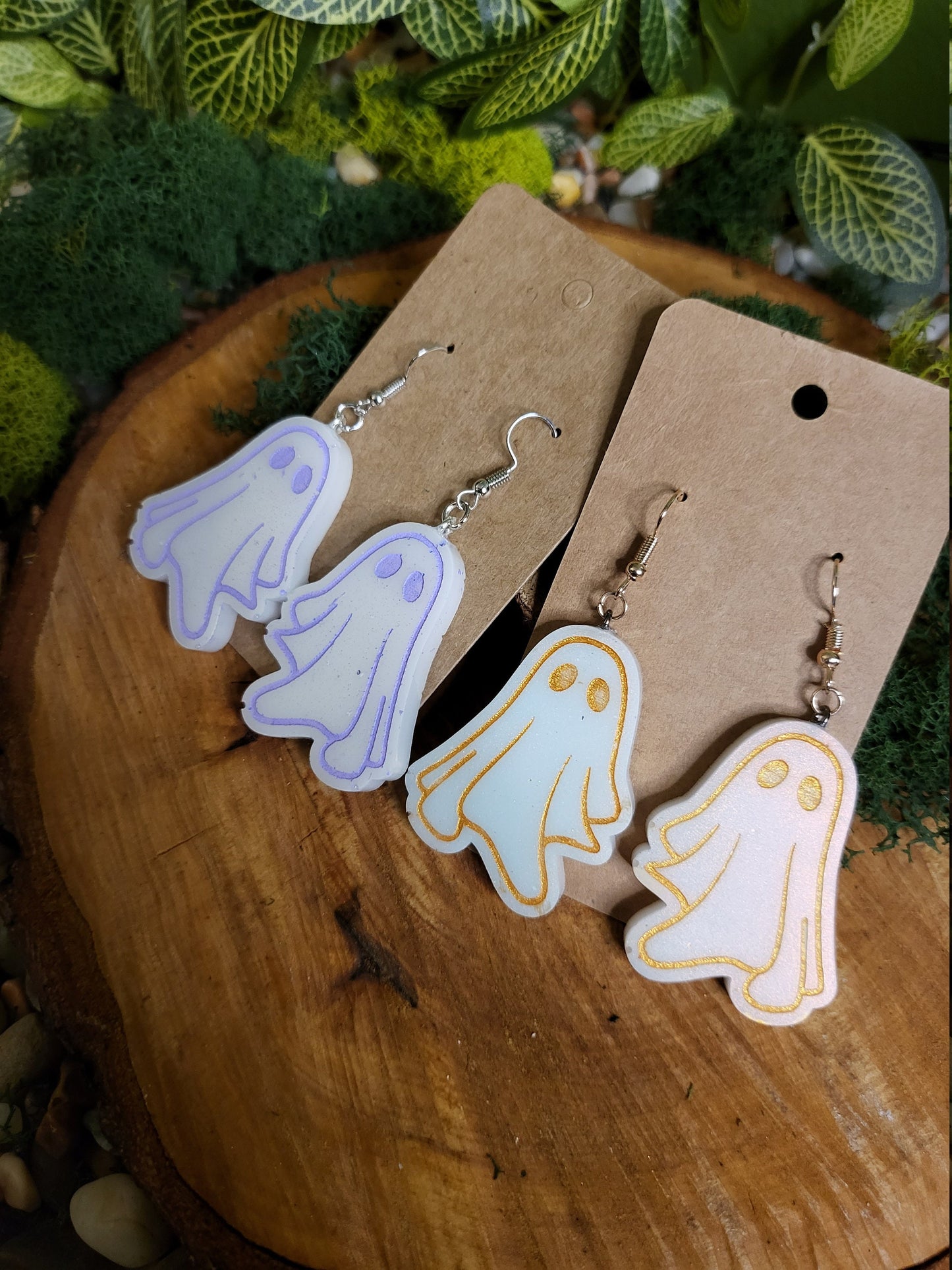 Little Ghost Dangle Earrings