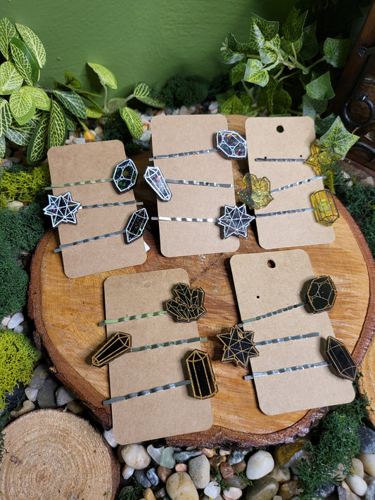 Crystal Hair Pins Sets of 3