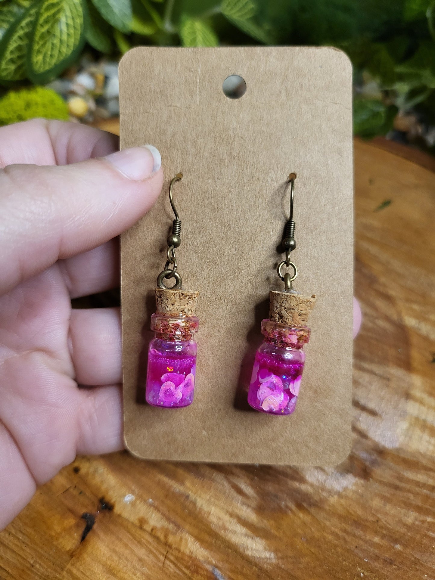 Little Potion Bottle Earrings