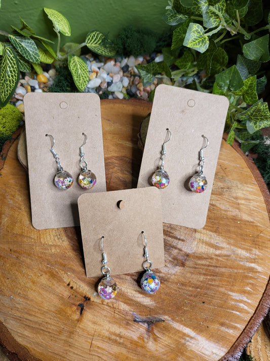 Confetti Little Globe Earrings