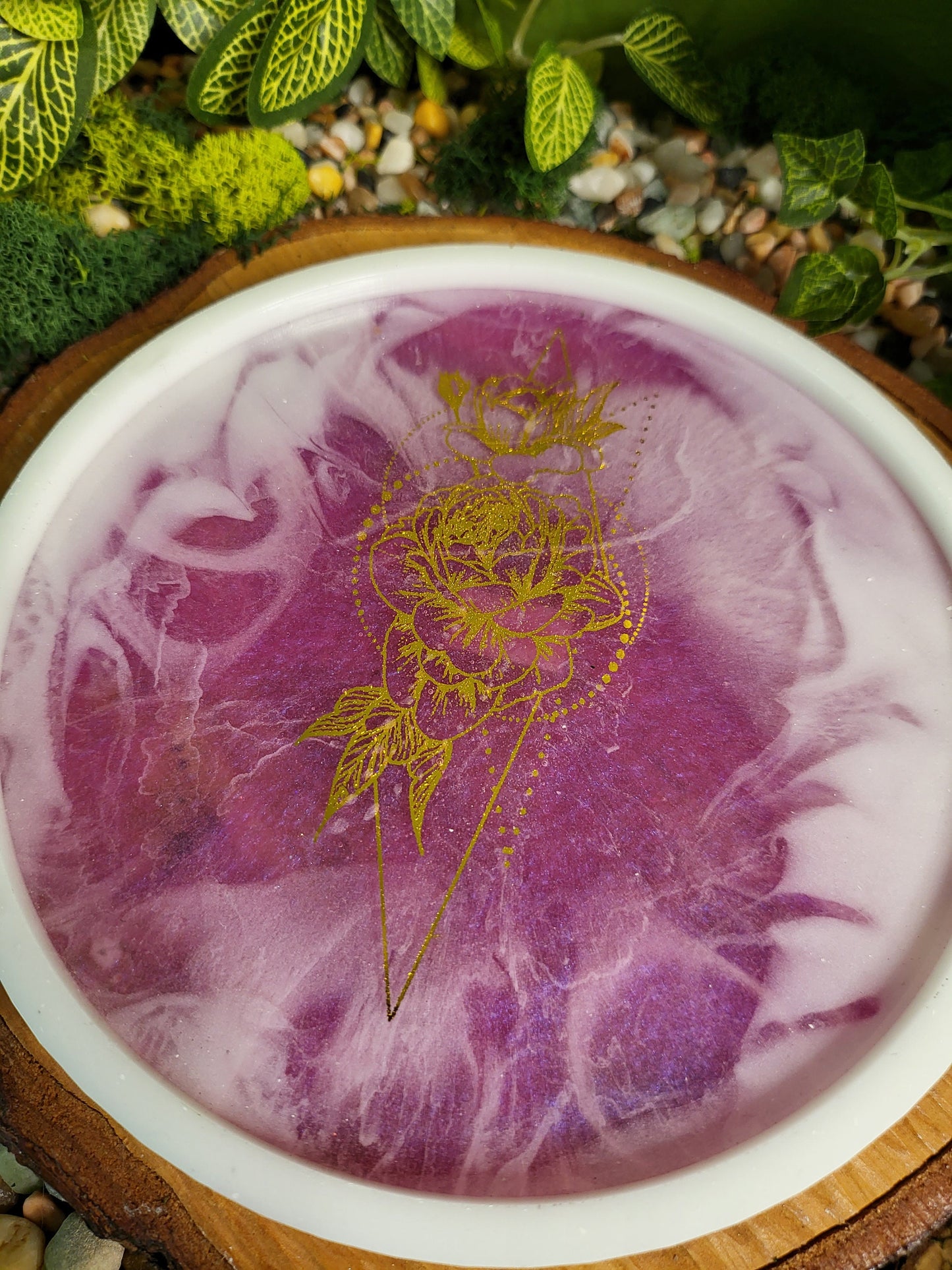 Rose Milk Bath Tray