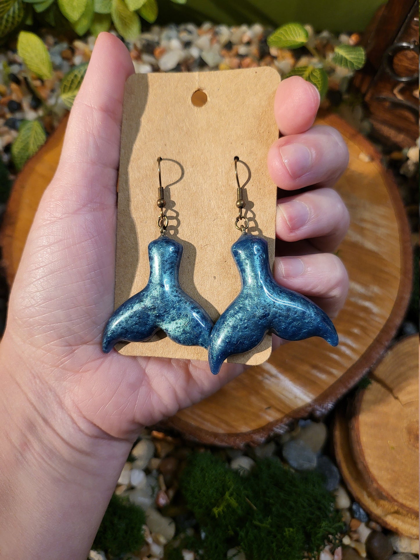 Mermaid Tail Dangle Earrings