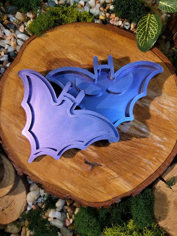 Purple and Black Bat Eyelash Compact