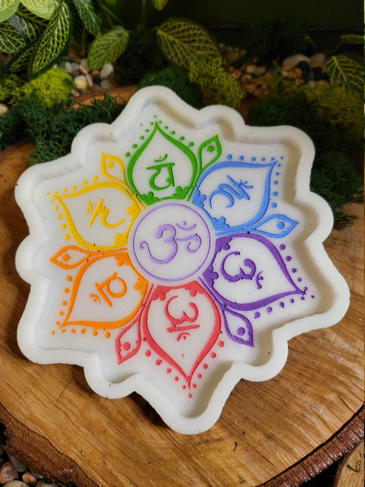 Chakra Trinket Tray, 5in Tray