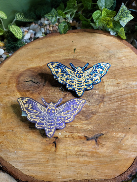 Death's-head hawkmoth Hair Clip